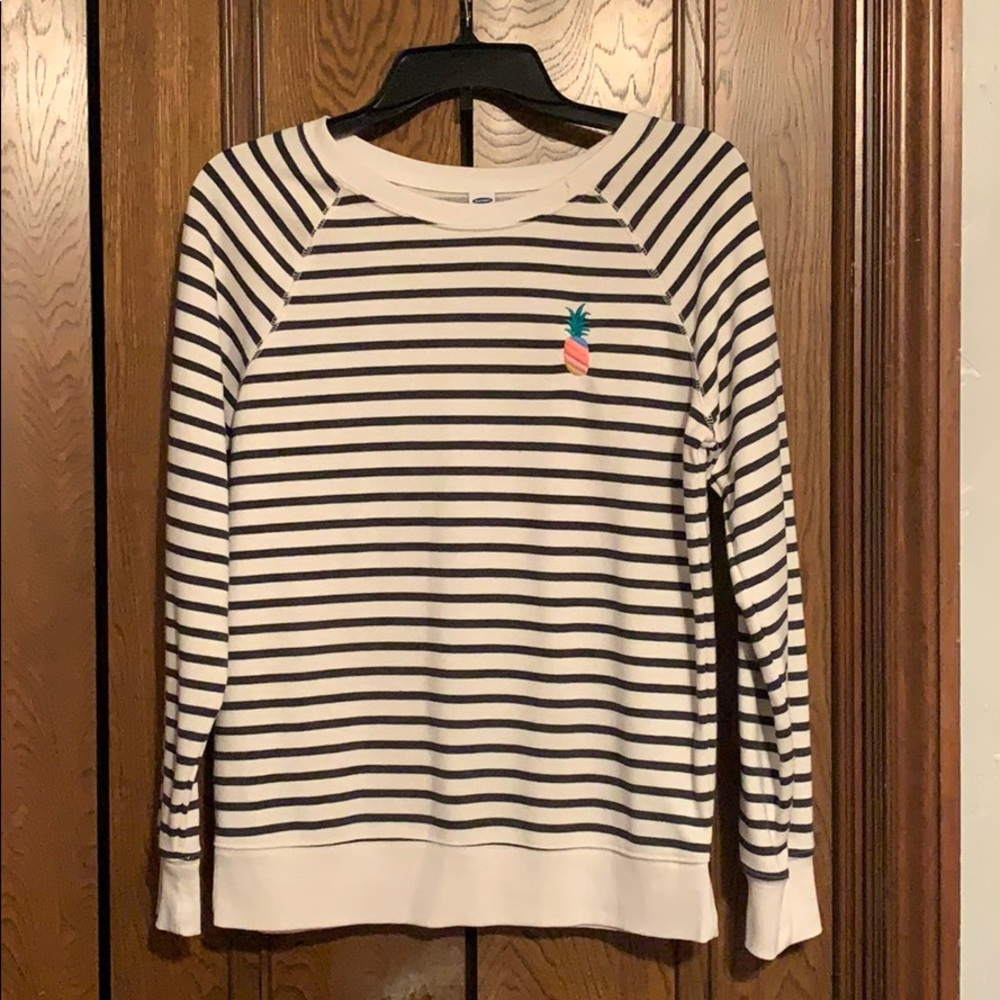 striped sweatshirt